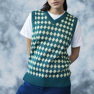 TEDDY FRESH - Argyle Sweater Vest | Sz. S